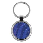 Texture Multicolour Ink Dip Flare Key Chain (Round)