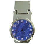 Texture Multicolour Ink Dip Flare Money Clip Watches