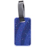 Texture Multicolour Ink Dip Flare Luggage Tag (two sides)
