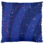 Texture Multicolour Ink Dip Flare Large Cushion Case (One Side)