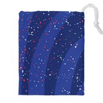 Texture Multicolour Ink Dip Flare Drawstring Pouch (5XL)