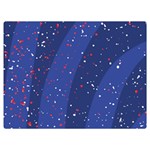 Texture Multicolour Ink Dip Flare Two Sides Premium Plush Fleece Blanket (Extra Small)