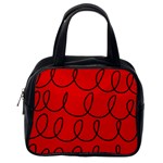 Red Background Wallpaper Classic Handbag (One Side)