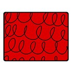 Red Background Wallpaper Two Sides Fleece Blanket (Small)
