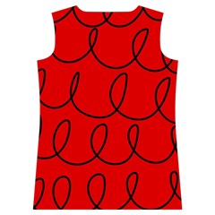 Red Background Wallpaper Women s Basketball Tank Top from ZippyPress Back