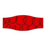 Red Background Wallpaper Stretchable Headband