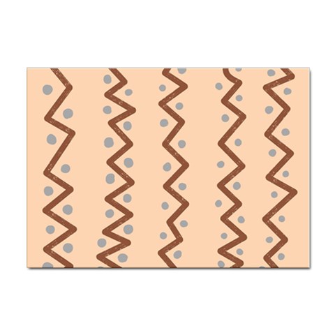 Print Pattern Minimal Tribal Sticker A4 (100 pack) from ZippyPress Front