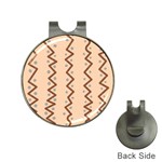 Print Pattern Minimal Tribal Hat Clips with Golf Markers