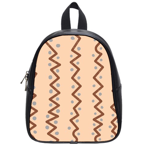 Print Pattern Minimal Tribal School Bag (Small) from ZippyPress Front