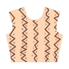 Print Pattern Minimal Tribal Cotton Crop Top from ZippyPress Front