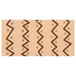 Print Pattern Minimal Tribal Banner and Sign 4  x 2 