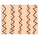 Print Pattern Minimal Tribal Premium Plush Fleece Blanket (Medium)