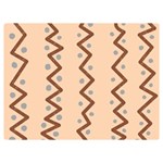 Print Pattern Minimal Tribal Premium Plush Fleece Blanket (Extra Small)