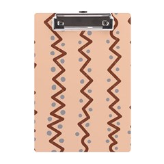 Print Pattern Minimal Tribal A5 Acrylic Clipboard from ZippyPress Front