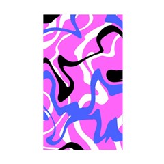 Swirl Pink White Blue Black Duvet Cover Double Side (Single Size) from ZippyPress Front