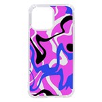 Swirl Pink White Blue Black iPhone 14 Pro Max TPU UV Print Case