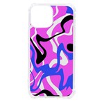 Swirl Pink White Blue Black iPhone 13 mini TPU UV Print Case