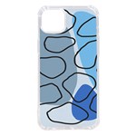 Boho Blue Deep Blue Artwork iPhone 14 Plus TPU UV Print Case