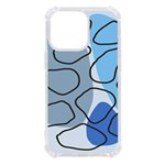 Boho Blue Deep Blue Artwork iPhone 13 Pro TPU UV Print Case