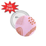 Elements Scribbles Wiggly Lines Retro Vintage 1.75  Buttons (100 pack) 