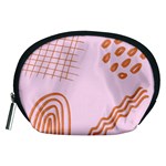 Elements Scribbles Wiggly Lines Retro Vintage Accessory Pouch (Medium)