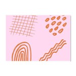 Elements Scribbles Wiggly Lines Retro Vintage Crystal Sticker (A4)