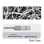 Ink Texture Colorful Blots Red Memory Card Reader (Stick)