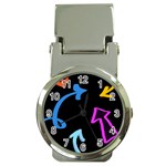 Colorful Arrows Kids Pointer Money Clip Watches