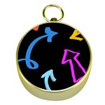 Colorful Arrows Kids Pointer Gold Compasses