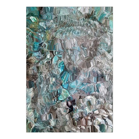 Mono Turquoise blend Large Tapestry from ZippyPress Front