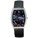 Fractal Cube 3d Art Nightmare Abstract Barrel Style Metal Watch