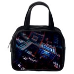Fractal Cube 3d Art Nightmare Abstract Classic Handbag (One Side)