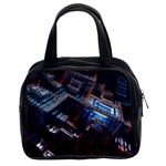 Fractal Cube 3d Art Nightmare Abstract Classic Handbag (Two Sides)