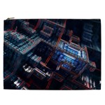 Fractal Cube 3d Art Nightmare Abstract Cosmetic Bag (XXL)