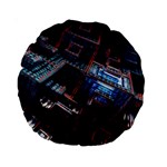 Fractal Cube 3d Art Nightmare Abstract Standard 15  Premium Round Cushions