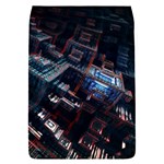 Fractal Cube 3d Art Nightmare Abstract Removable Flap Cover (L)