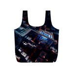 Fractal Cube 3d Art Nightmare Abstract Full Print Recycle Bag (S)