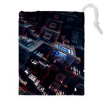 Fractal Cube 3d Art Nightmare Abstract Drawstring Pouch (4XL)