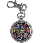 Floral Fractal 3d Art Pattern Key Chain Watches