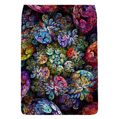 Floral Fractal 3d Art Pattern Removable Flap Cover (S) from ZippyPress Front