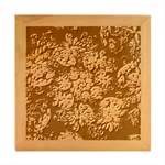 Floral Fractal 3d Art Pattern Wood Photo Frame Cube