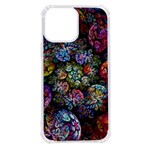 Floral Fractal 3d Art Pattern iPhone 13 Pro Max TPU UV Print Case