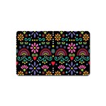 Mexican Folk Art Seamless Pattern Magnet (Name Card)