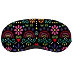 Mexican Folk Art Seamless Pattern Sleep Mask