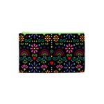 Mexican Folk Art Seamless Pattern Cosmetic Bag (XS)