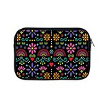 Mexican Folk Art Seamless Pattern Apple MacBook Pro 15  Zipper Case