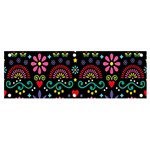 Mexican Folk Art Seamless Pattern Banner and Sign 6  x 2 