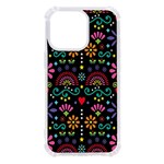 Mexican Folk Art Seamless Pattern iPhone 13 Pro TPU UV Print Case