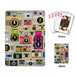 Retro Camera Pattern Graph Playing Cards Single Design (Rectangle)