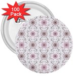 Pattern Texture Design Decorative 3  Buttons (100 pack) 